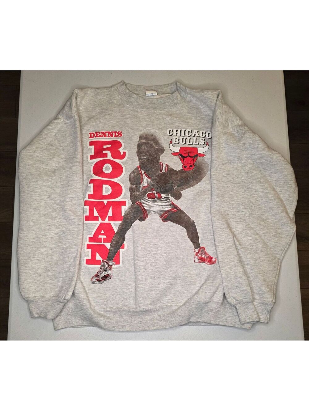90 NBA Chicago Bulls Dennis Rodman Crewneck